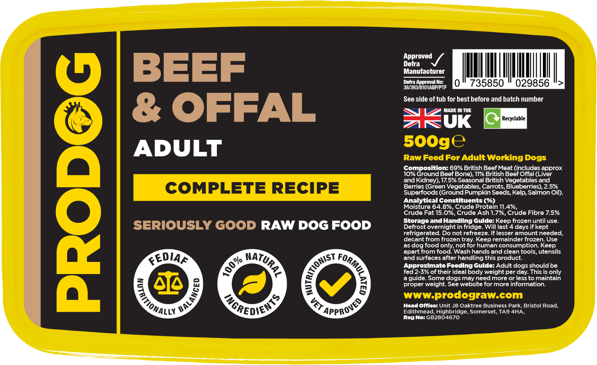 Beef Complete Raw