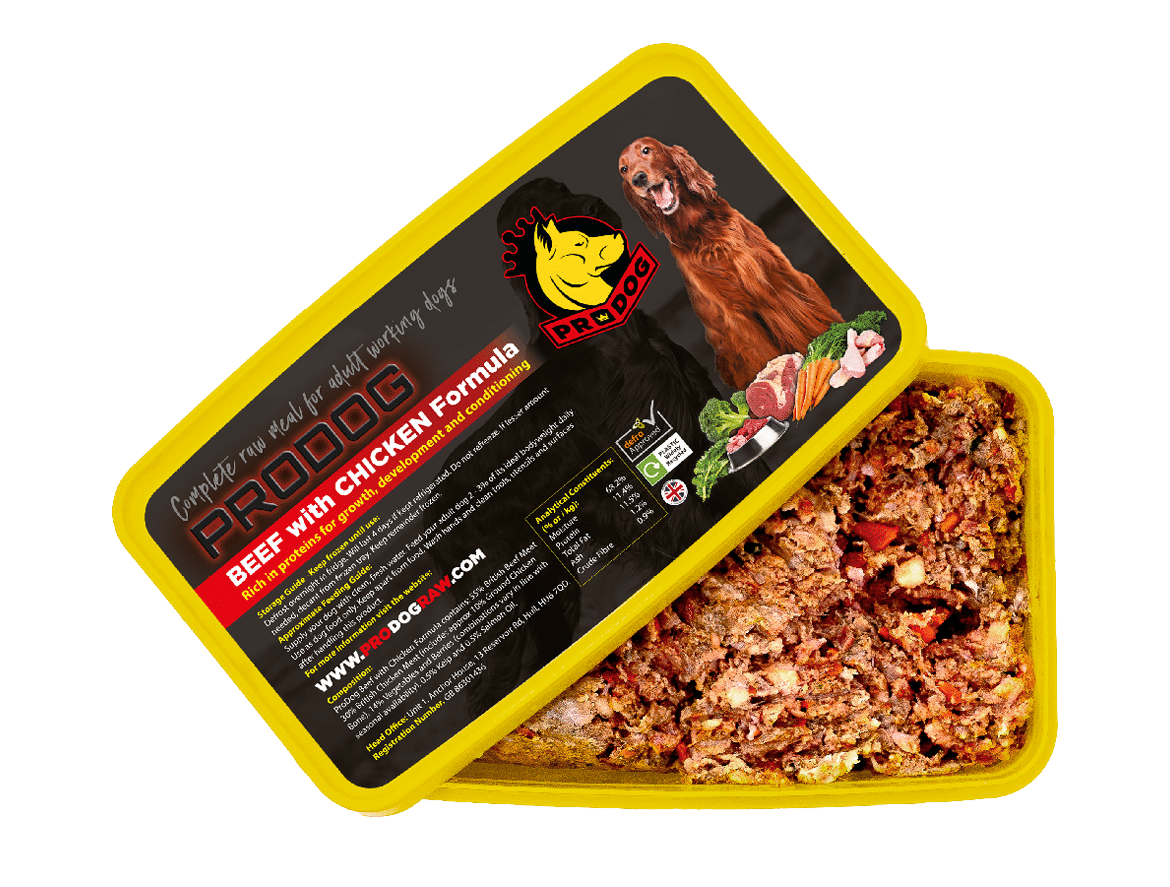 Complete Raw Dog Food BARF Formula Minces