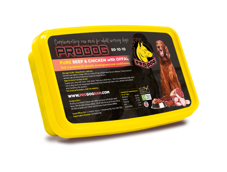 Beef and Chicken 80:10:10 Dog Food Meal