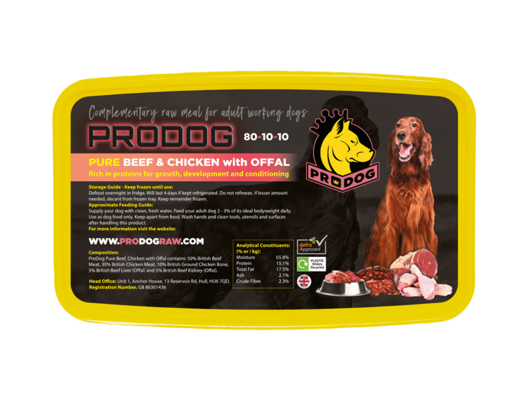 Beef and Chicken 80:10:10 Dog Food Meal