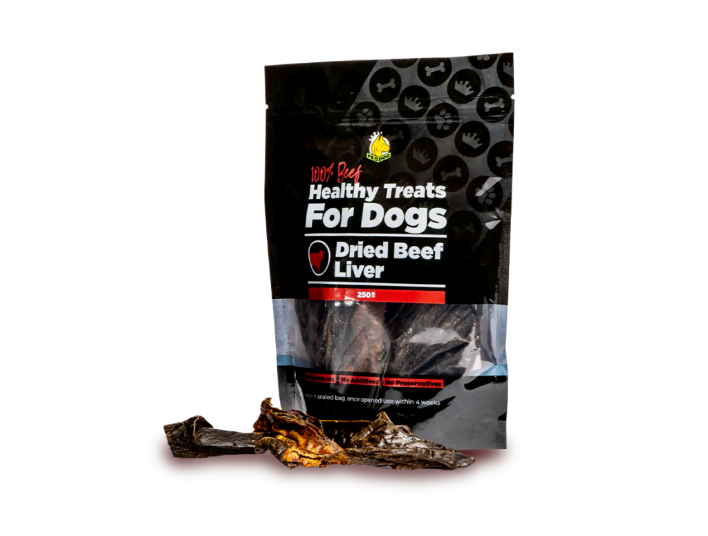 Dried Liver Dog Treats Beef 100 Natural ProDog Raw