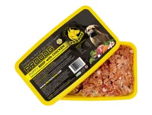 Beef with Chicken Raw Puppy Food Meal
