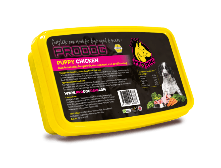Chicken Raw Puppy Food Meal