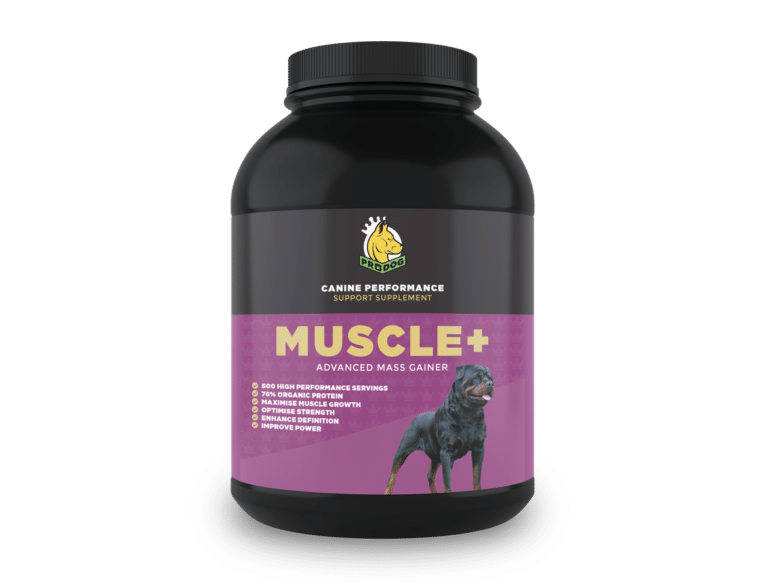 MUSCLE+<br>Dog Weight Gainer & Muscle Builder Supplement