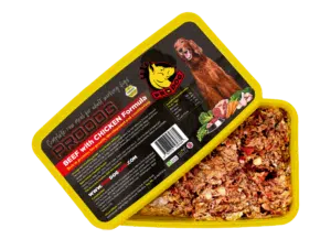 Complete Beef and Chicken Raw Dog Food Meal