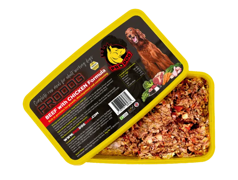 Complete Beef and Chicken Raw Dog Food Meal
