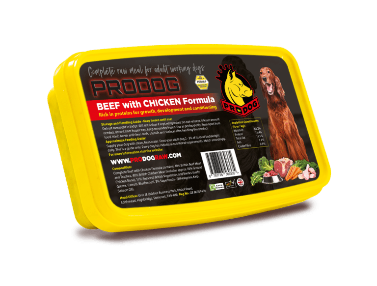 Beef & Chicken Complete Raw Dog Food Meal