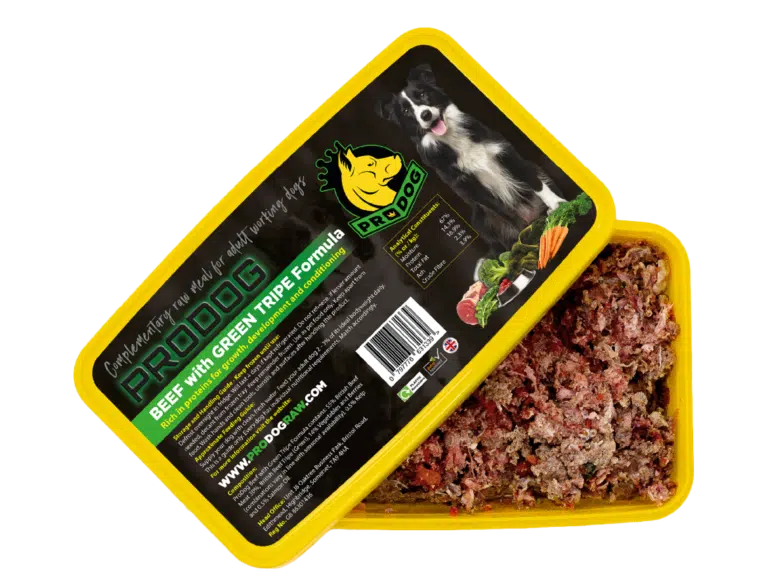 Beef and Tripe Raw Dog Food Meal