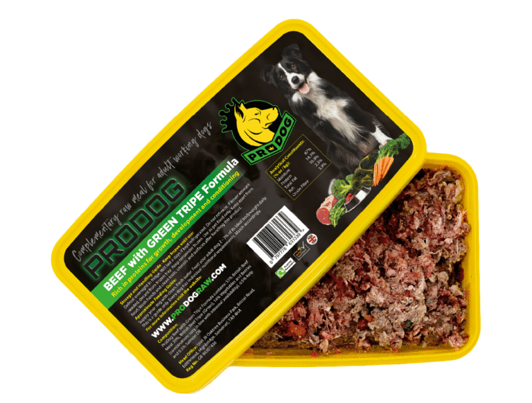 Beef & Tripe Complete Raw Dog Food Meal