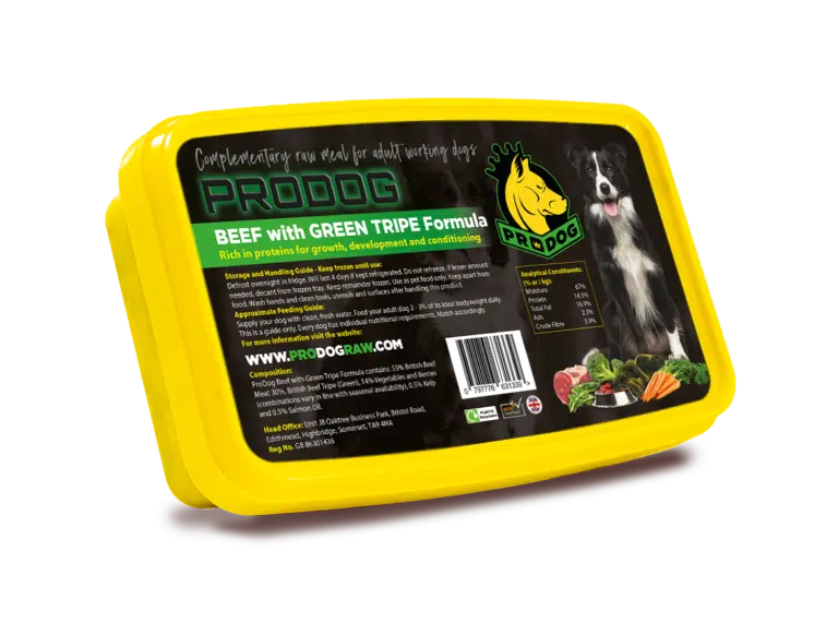 Beef & Tripe Complete Raw Dog Food Meal