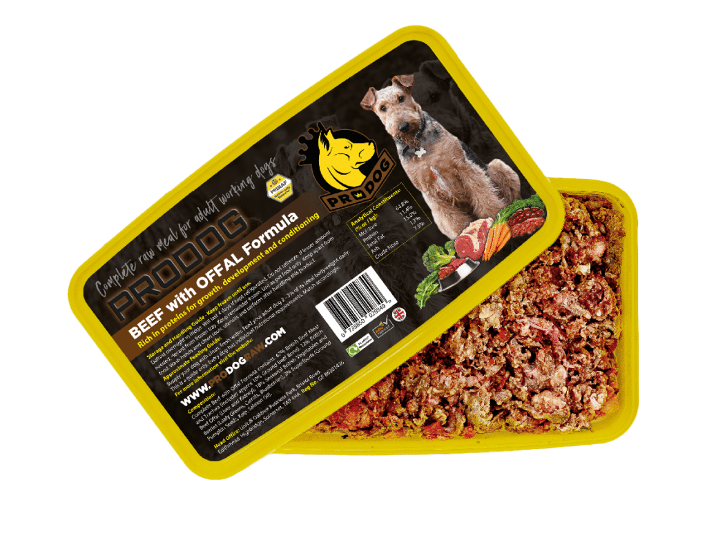 Beef Complete Raw Dog Food Premium Meal ProDog Raw