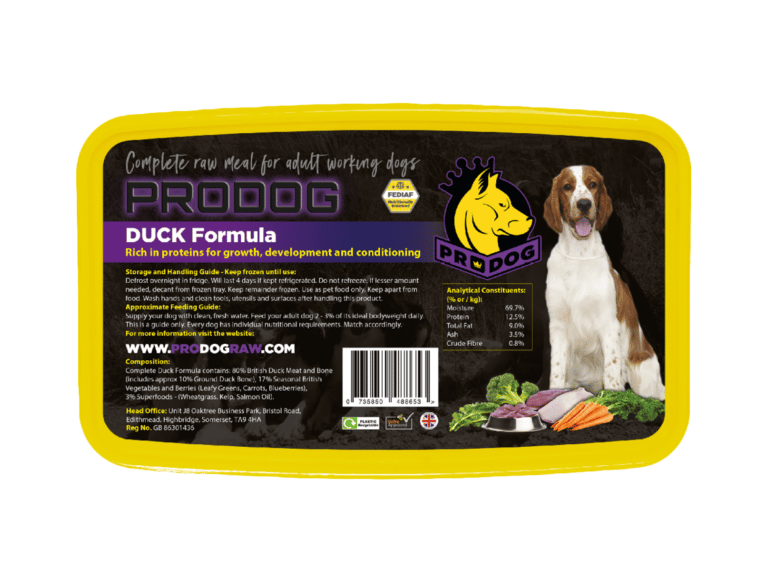 Duck Complete Raw Dog Food Meal