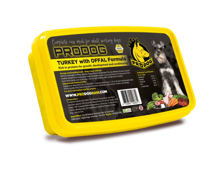 Turkey Complete Raw Dog Food Meal