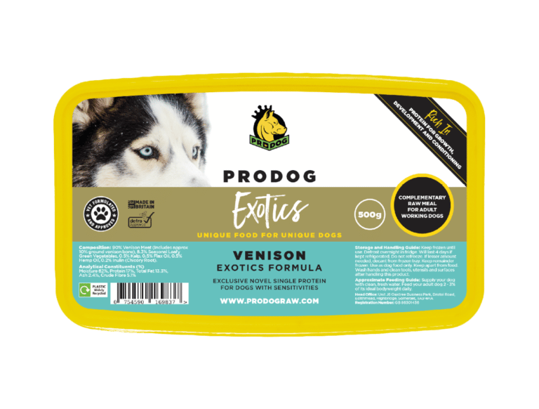 Venison Raw Dog Food (Exotic Range)