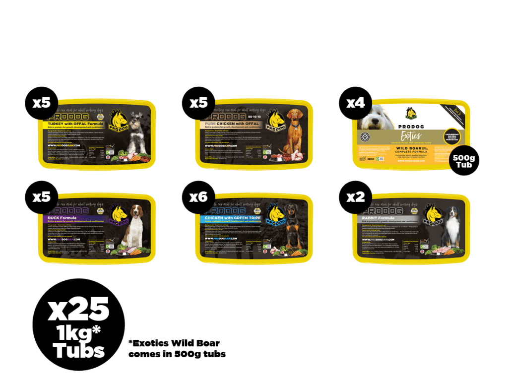 Lower Fat Raw Dog Food Bundle ProDog Raw