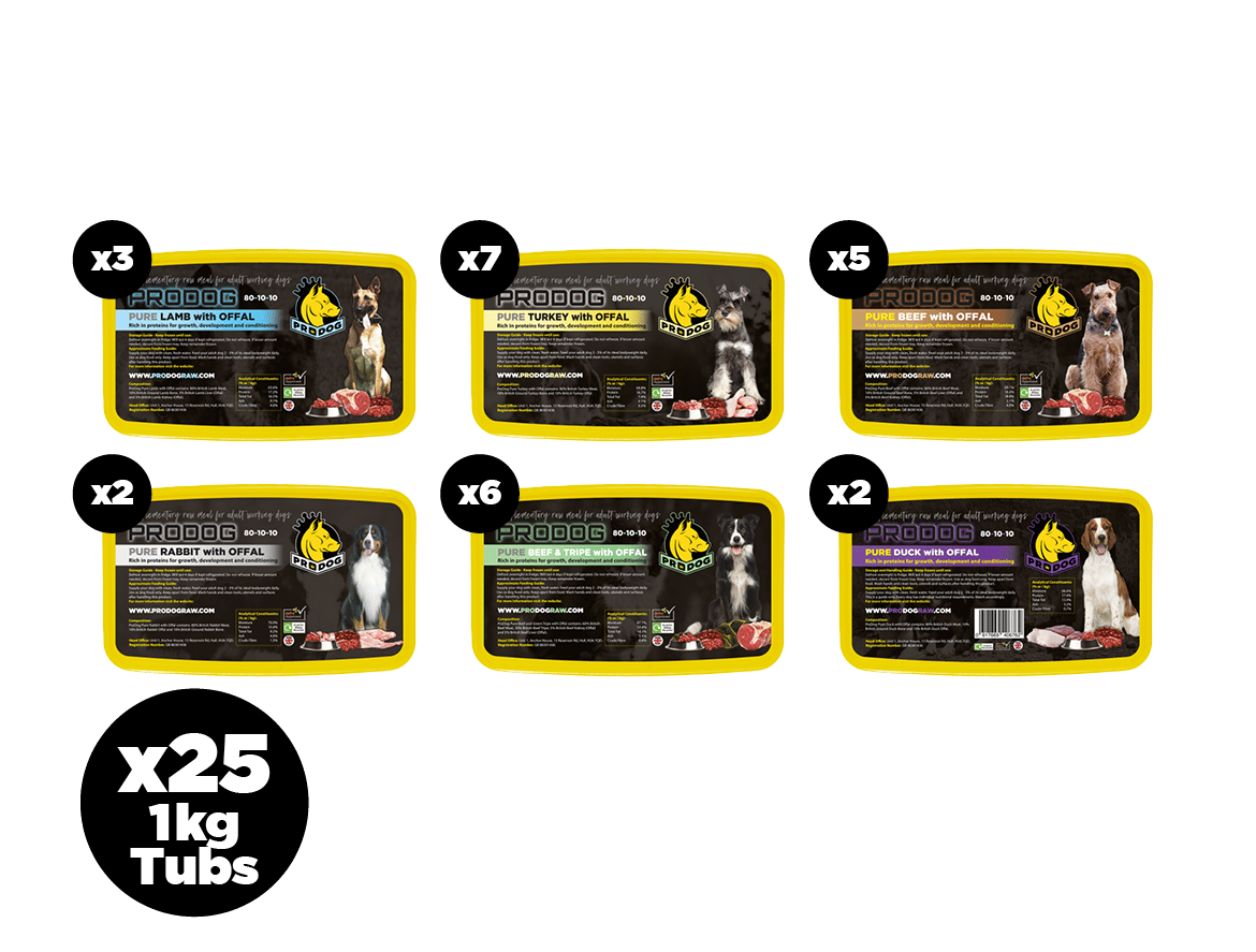 Chicken Free Dog Food Bundle 801010 Meals ProDog Raw