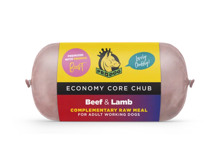 Beef & Lamb 80/10/10 Raw Dog Food Chub