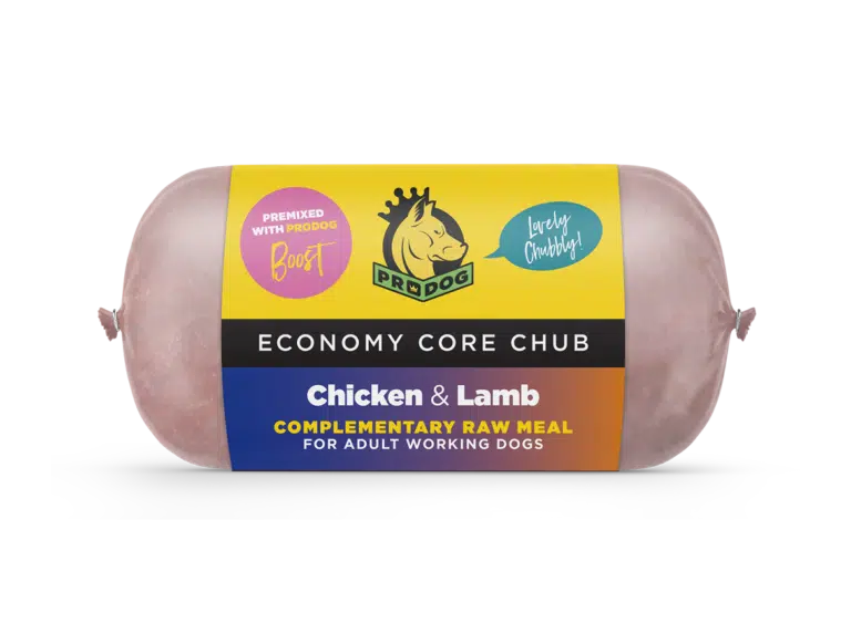Chicken & Lamb 80/10/10 Raw Dog Food Chub