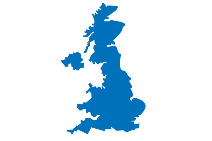 Vets That Support Raw Feeding in the UK featured image (1) blue map of the uk