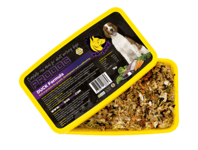 benefits of raw dog food grain free complete duck dog food pack shot cta (1)