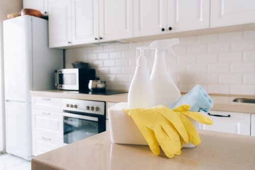 house cleaning supplies