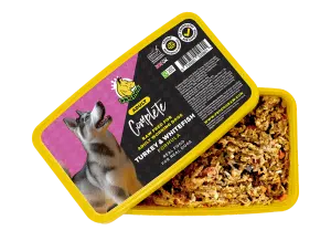 Turkey & White Fish Complete Raw Dog Food Meal