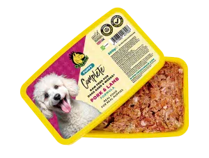 Pork & Lamb Raw Puppy Food Meal