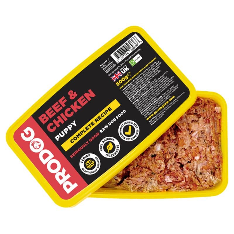 Beef Raw Puppy Food Meal | Complete and Tasty