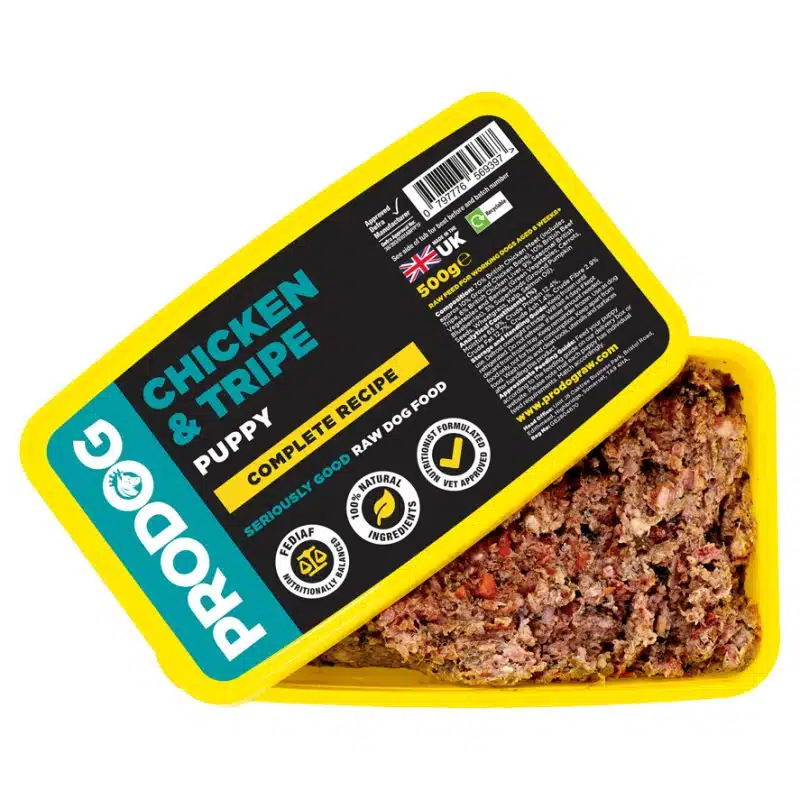 Tripe Raw Puppy Food Meal Complete Tasty ProDog Raw