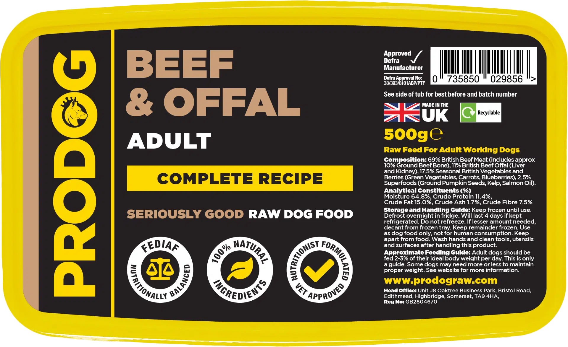 Beef Complete Raw