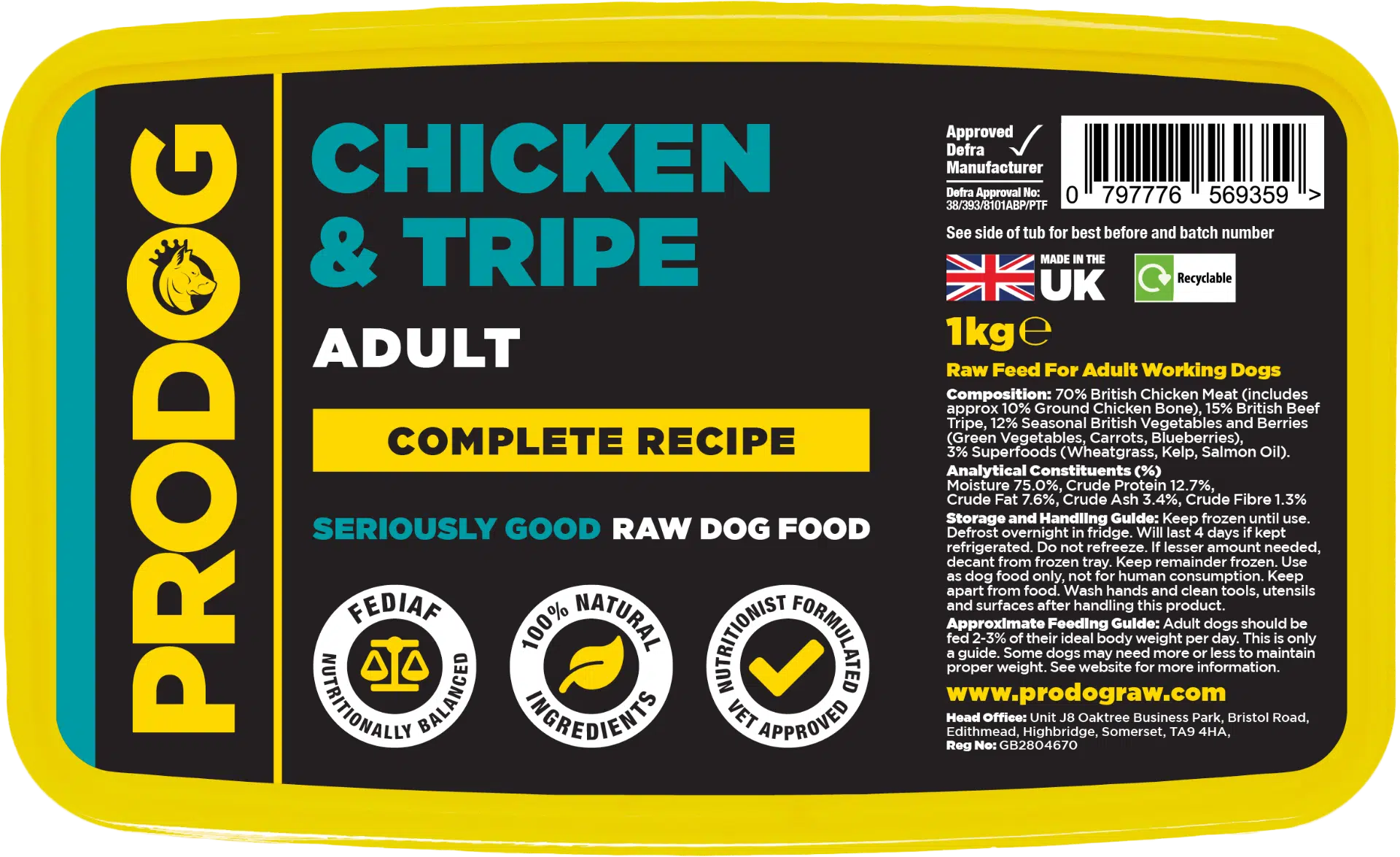 Chicken & Tripe