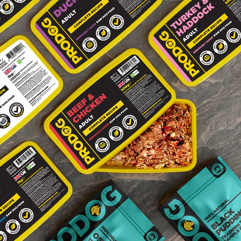 The ProDog Sample Pack — ten 500g tubs of raw food, a proper trial not a taster